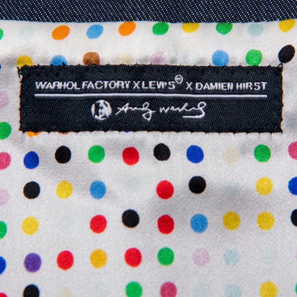 Warhol Factory X Damien Hirst X Levi's Denim Vest - Picture 3 of 11